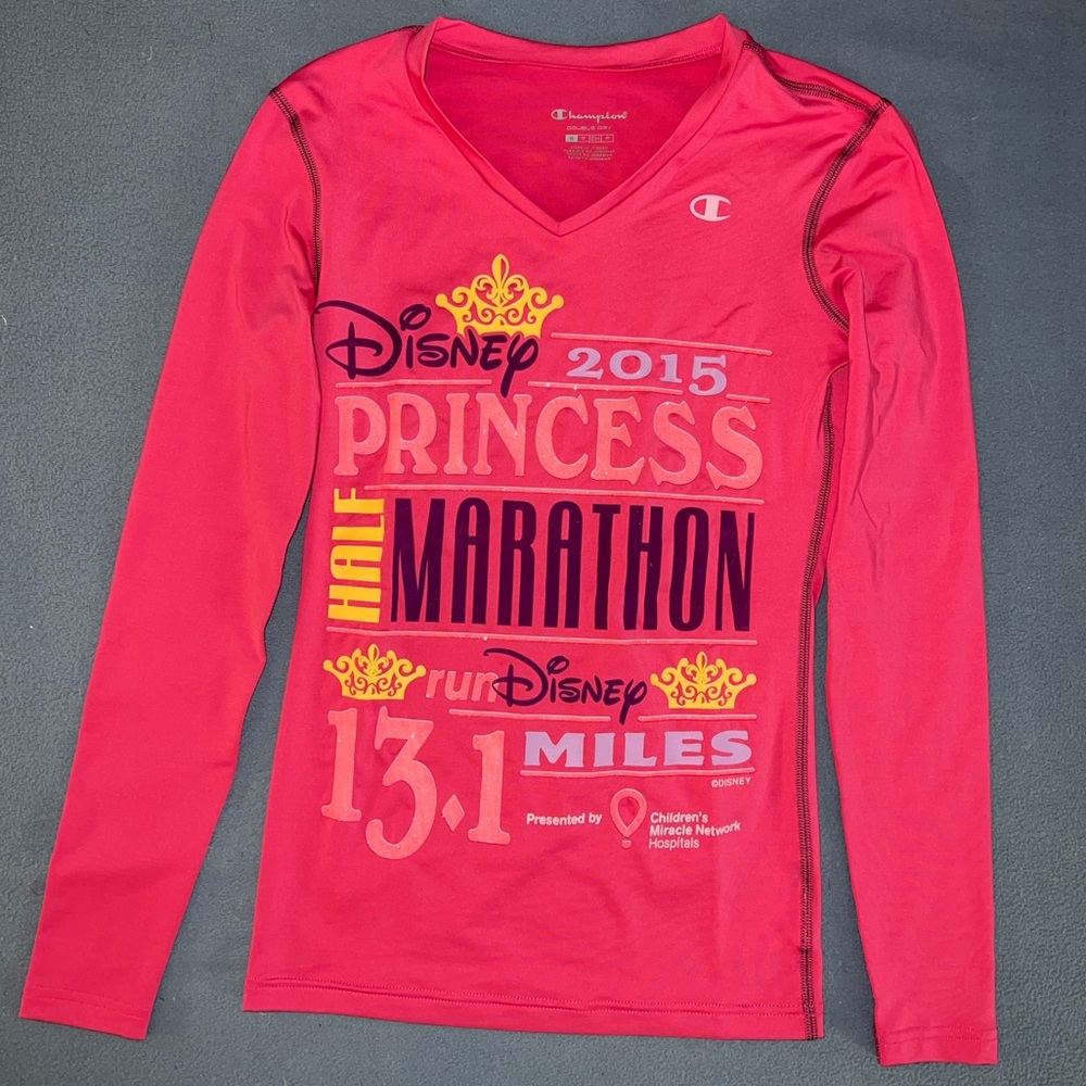 RunDisney Princess Half Marathon 2015 long sleeve tech shirt
